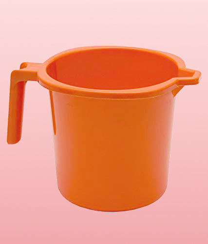 Plastic mug for bathroom use. Plastic mug for bathroom use.